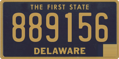 DE license plate 889156