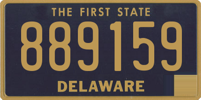 DE license plate 889159