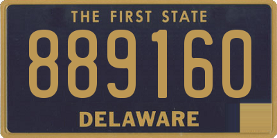 DE license plate 889160