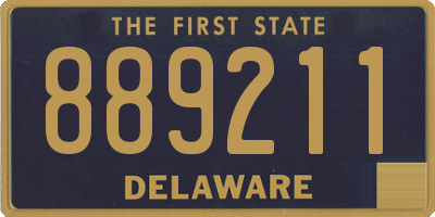 DE license plate 889211