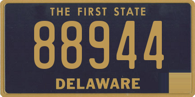 DE license plate 88944