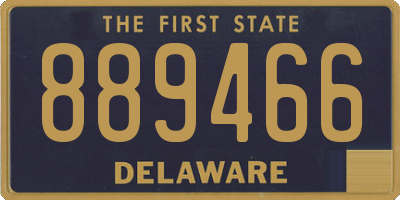 DE license plate 889466