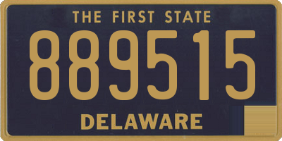 DE license plate 889515
