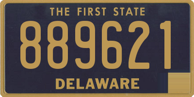 DE license plate 889621