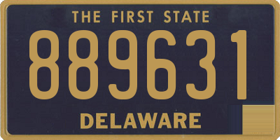 DE license plate 889631