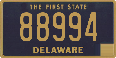 DE license plate 88994