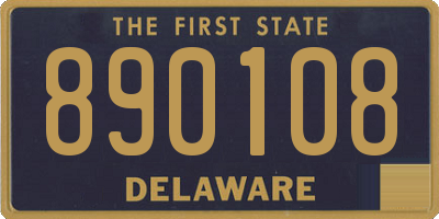 DE license plate 890108