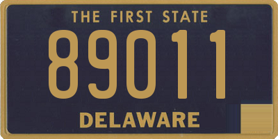 DE license plate 89011