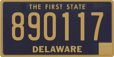 DE license plate 890117