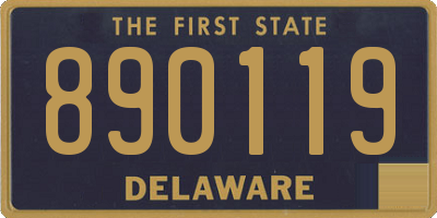 DE license plate 890119