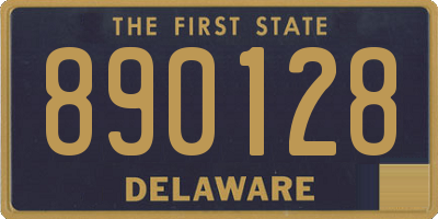 DE license plate 890128