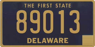 DE license plate 89013