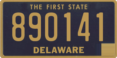 DE license plate 890141