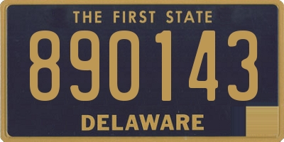 DE license plate 890143
