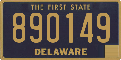 DE license plate 890149