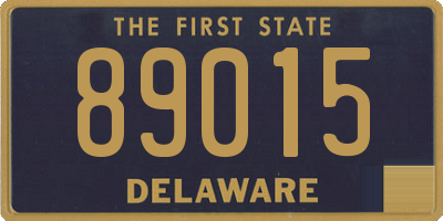 DE license plate 89015