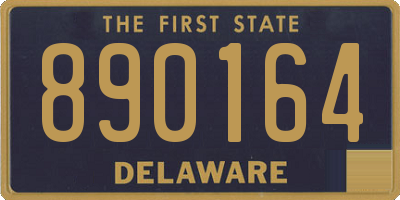 DE license plate 890164
