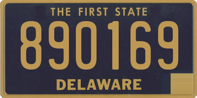 DE license plate 890169