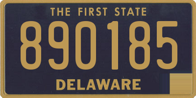 DE license plate 890185