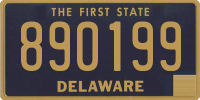 DE license plate 890199