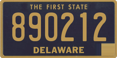 DE license plate 890212