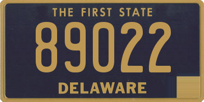 DE license plate 89022