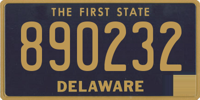 DE license plate 890232