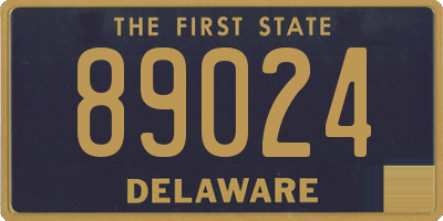 DE license plate 89024