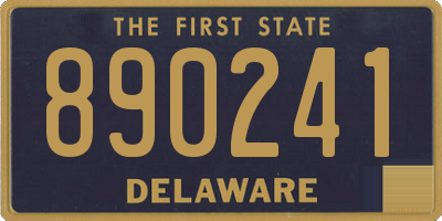 DE license plate 890241