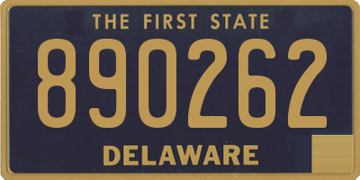 DE license plate 890262