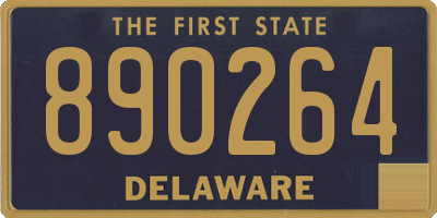 DE license plate 890264