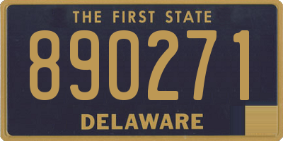 DE license plate 890271
