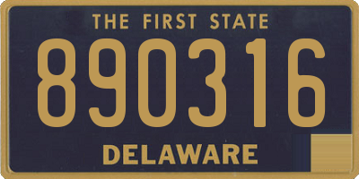 DE license plate 890316