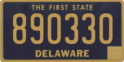 DE license plate 890330