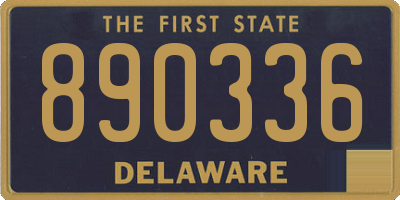 DE license plate 890336