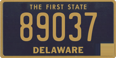 DE license plate 89037