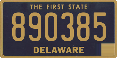 DE license plate 890385
