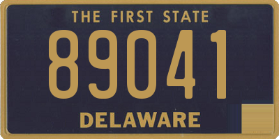 DE license plate 89041