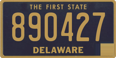 DE license plate 890427