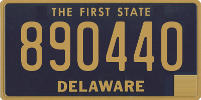 DE license plate 890440