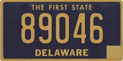 DE license plate 89046