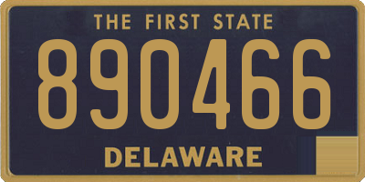 DE license plate 890466