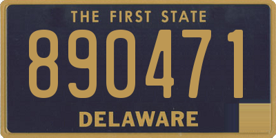 DE license plate 890471