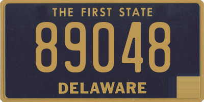 DE license plate 89048