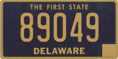 DE license plate 89049