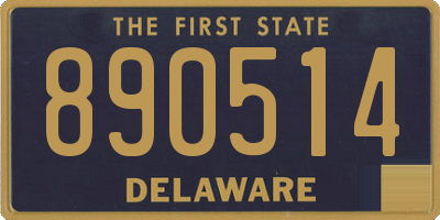 DE license plate 890514