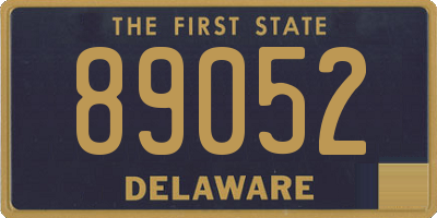 DE license plate 89052