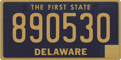 DE license plate 890530