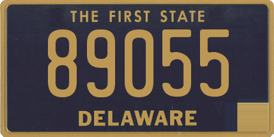 DE license plate 89055