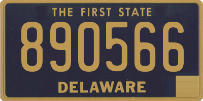 DE license plate 890566